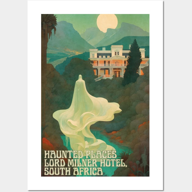 Haunted Places Lord Milner Hotel South Africa Ghost Wall Art by DanielLiamGill